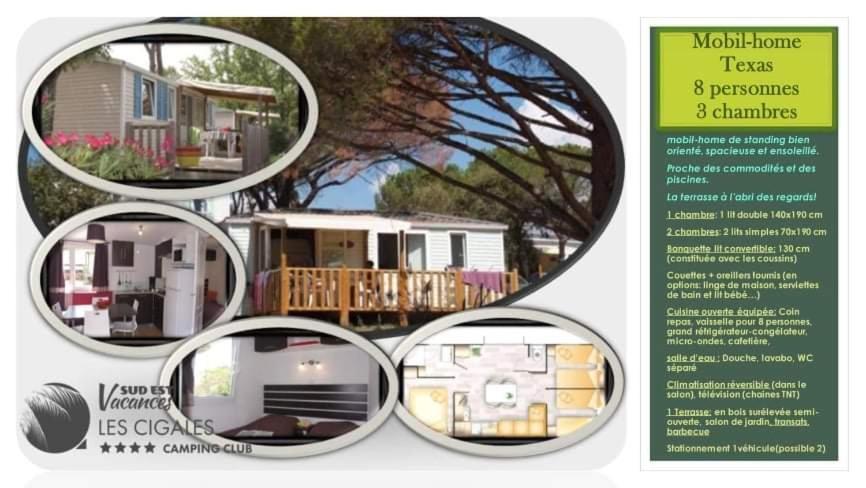 Mobil Home Detente 8 Personnes Le Muy Eksteriør billede